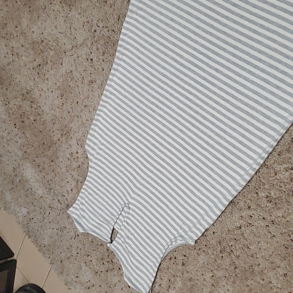 Ladies cotton mix tee dress  sleeve less ..1 button at back of neck - keyhole - Picture 2 of 2